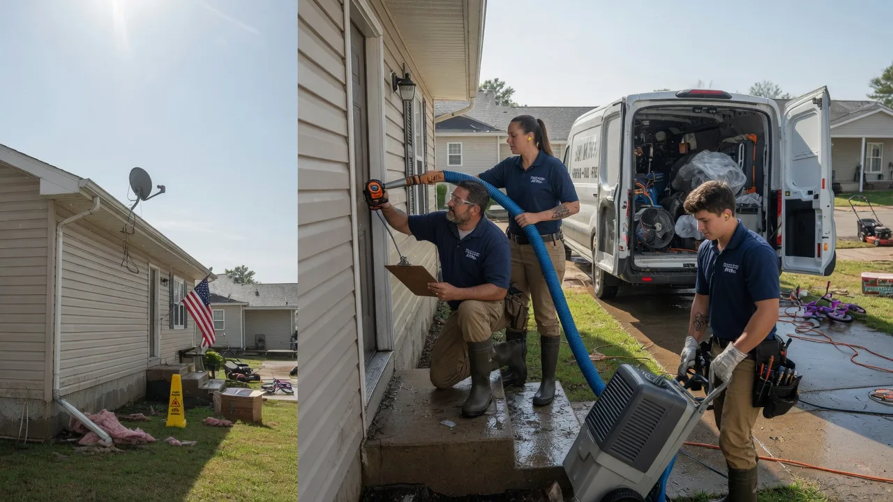 Ceiling Water Damage Restoration in West Burlington, IA near me