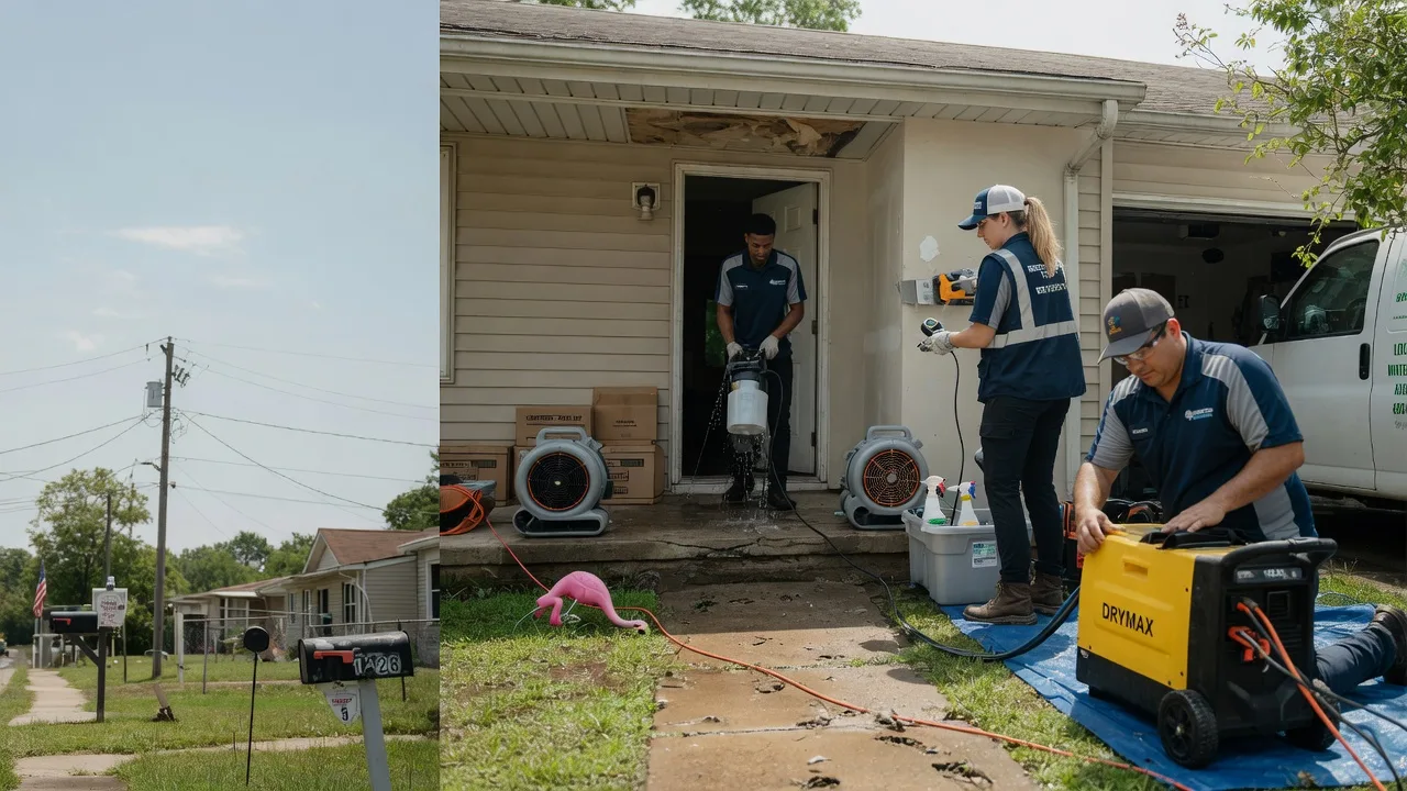 Storm Damage Water Removal in West Burlington, IA near me